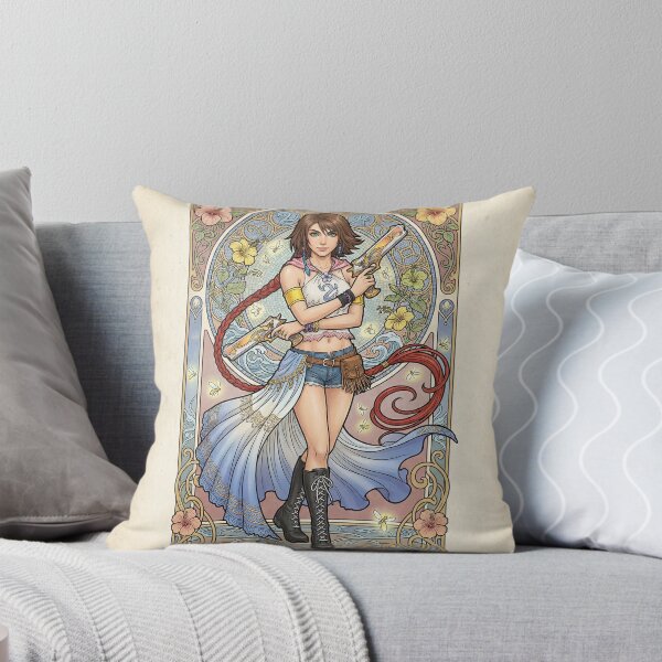 Item preview, Yuna in the style of Alphonse Mucha designed and sold by Solace Sparkles.