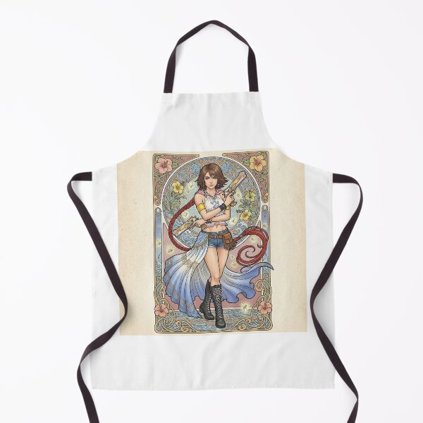 Item preview, Yuna in the style of Alphonse Mucha designed and sold by Solace Sparkles.