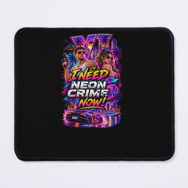 Item preview, Neon Crime Retro Gaming Poster - Synthwave Vice City Aesthetics Art Oversized designed and sold by platzmaurice.