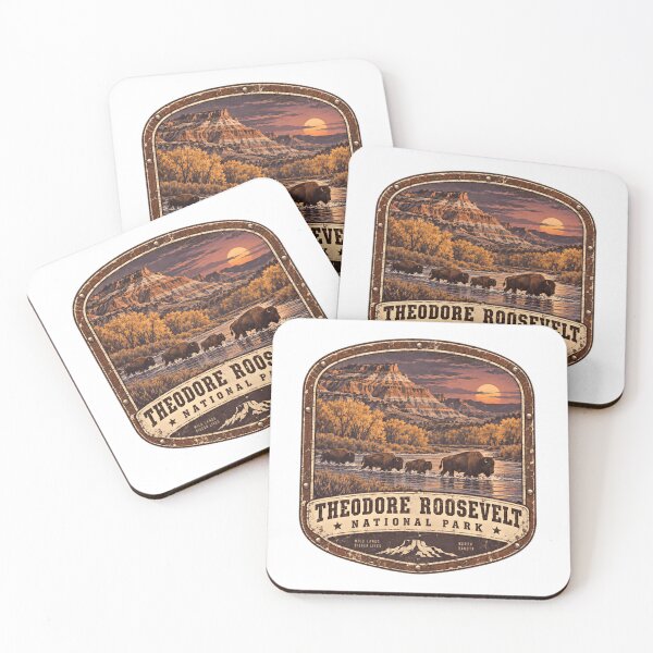 Item preview, Theodore Roosevelt National Park Wild Lands Bigger Lives North Dakota Bison Wildlife National Park Traveler designed and sold by HumansStuck12.