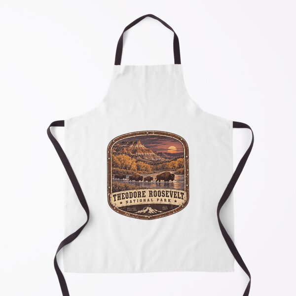 Item preview, Theodore Roosevelt National Park Wild Lands Bigger Lives North Dakota Bison Wildlife National Park Traveler designed and sold by HumansStuck12.