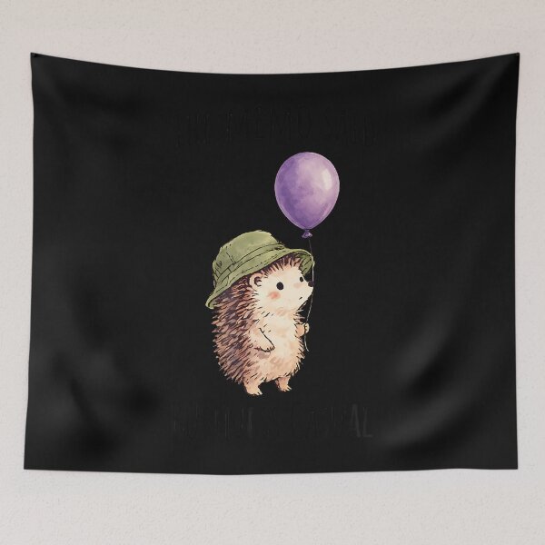 Item preview, Cute Hedgehog The Memo Said 'Business Casual' designed and sold by Chromatic-Cubes.