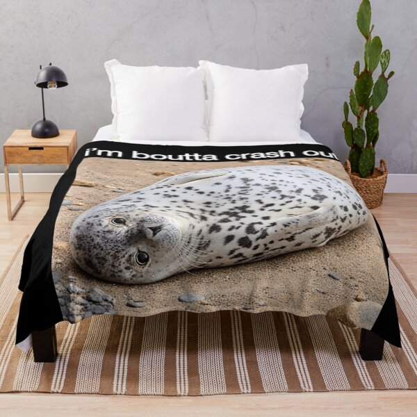 Item preview, I'm Boutta Crash Out Silly Seal Meme designed and sold by LASTIQUE-dd.