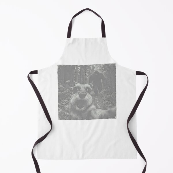 Item preview, Vintage 90s Schnauzer Selfie with Bigfoot Funny Dog Meme Men Women Kids designed and sold by AddisonEva.