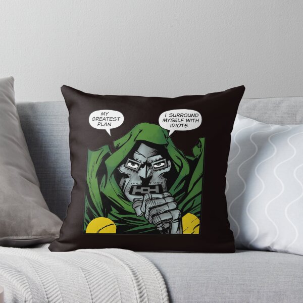 Item preview, Doctor Doom My Greatest Flaw Idiots Quote Art designed and sold by FlipStrawSpot.