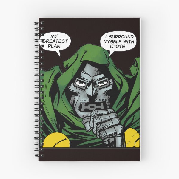 Item preview, Doctor Doom My Greatest Flaw Idiots Quote Art designed and sold by FlipStrawSpot.