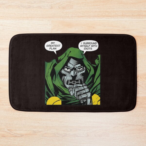 Item preview, Doctor Doom My Greatest Flaw Idiots Quote Art designed and sold by FlipStrawSpot.