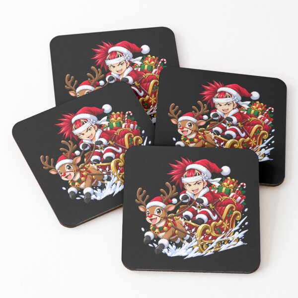 Item preview, Renji Abarai Christmas Sleigh Reindeer Delivery designed and sold by mildaclairmo.