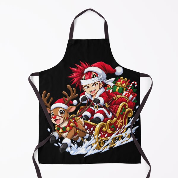 Item preview, Renji Abarai Christmas Sleigh Reindeer Delivery designed and sold by mildaclairmo.