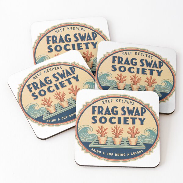 Item preview, Frag Swap Society Reef Aquarium Coral Badges designed and sold by BoosterShop.