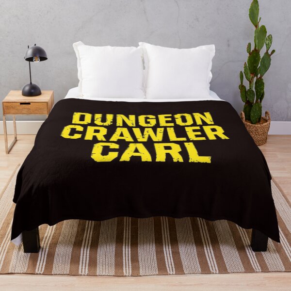 Item preview, Dungeon Crawler Carl Bold Yellow Distressed Quote designed and sold by FlipStrawSpot.
