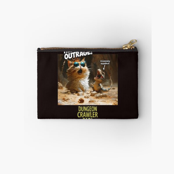 Item preview, Dungeon Crawler Carl Outrage Cat & Dinosaur Art designed and sold by FlipStrawSpot.