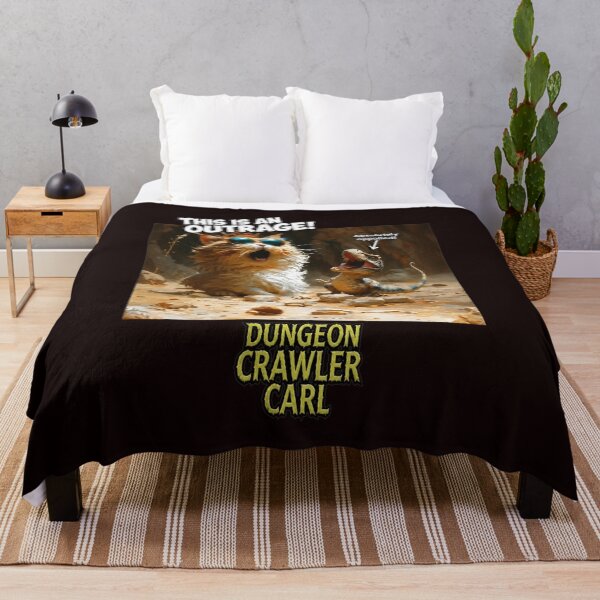 Item preview, Dungeon Crawler Carl Outrage Cat & Dinosaur Art designed and sold by FlipStrawSpot.
