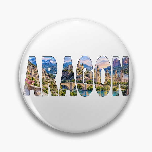 Item preview, ARAGON - Spain Tourist Souvenir Sticker Shirt Pyrenean Mountains Towns designed and sold by Adam Gormley.