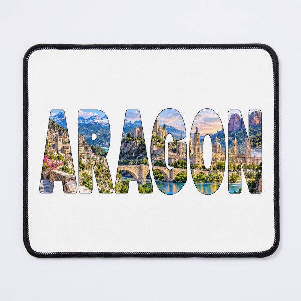 Item preview, ARAGON - Spain Tourist Souvenir Sticker Shirt Pyrenean Mountains Towns designed and sold by Adam Gormley.