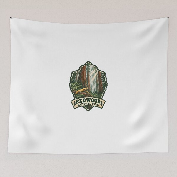 Item preview, Redwood National Park California Forest Nature Hiker Camper designed and sold by HumansStuck12.