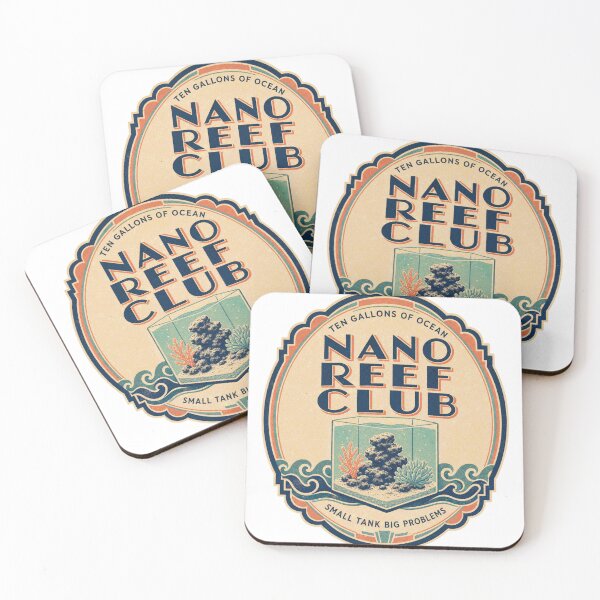 Item preview, Nano Reef Club Small Saltwater Tank Badge designed and sold by BoosterShop.