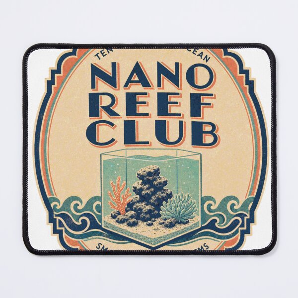 Item preview, Nano Reef Club Small Saltwater Tank Badge designed and sold by BoosterShop.