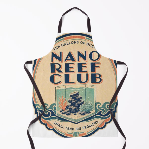 Item preview, Nano Reef Club Small Saltwater Tank Badge designed and sold by BoosterShop.