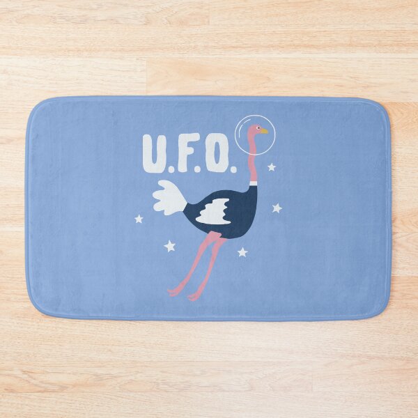 Item preview, U.F.O. Ostrich Funny Alien Space Bird designed and sold by artworkathome.