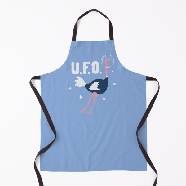 Item preview, U.F.O. Ostrich Funny Alien Space Bird designed and sold by artworkathome.