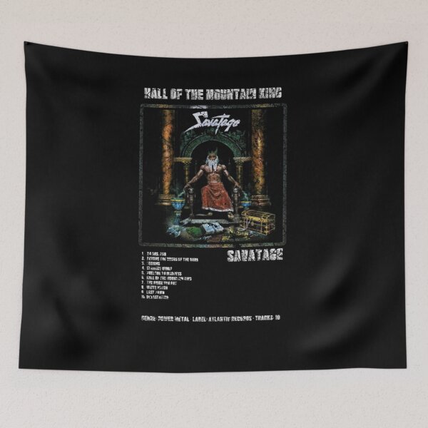 Item preview, SAVATAGE - HALL OF THE MOUNTAIN KING ALBUM TRACKLIST designed and sold by sherrillmoser.