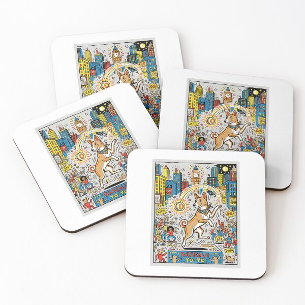Item preview, Artista de yo-yo Basenji designed and sold by PictoVibe.