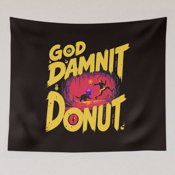 Item preview, God Damn It Donut Cave Encounter Art designed and sold by FlipStrawSpot.