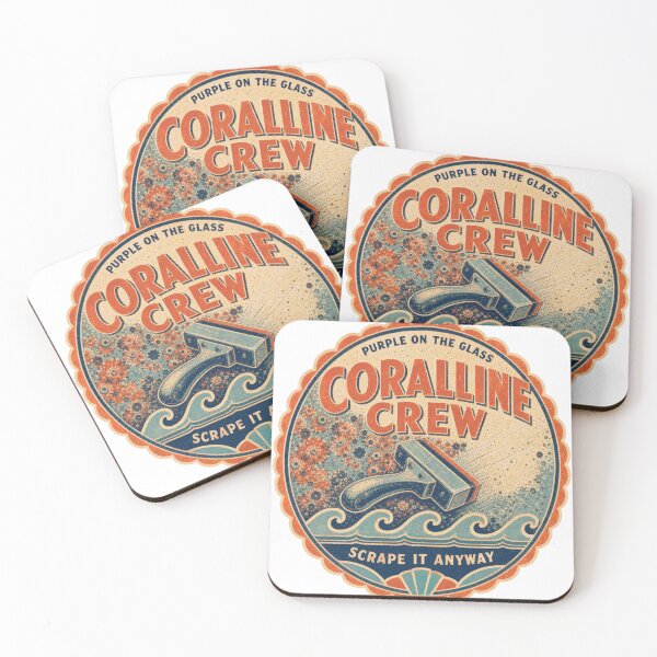 Item preview, Coralline Crew Reef Aquarium Algae Badge designed and sold by BoosterShop.