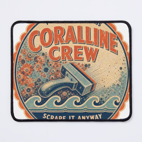Item preview, Coralline Crew Reef Aquarium Algae Badge designed and sold by BoosterShop.