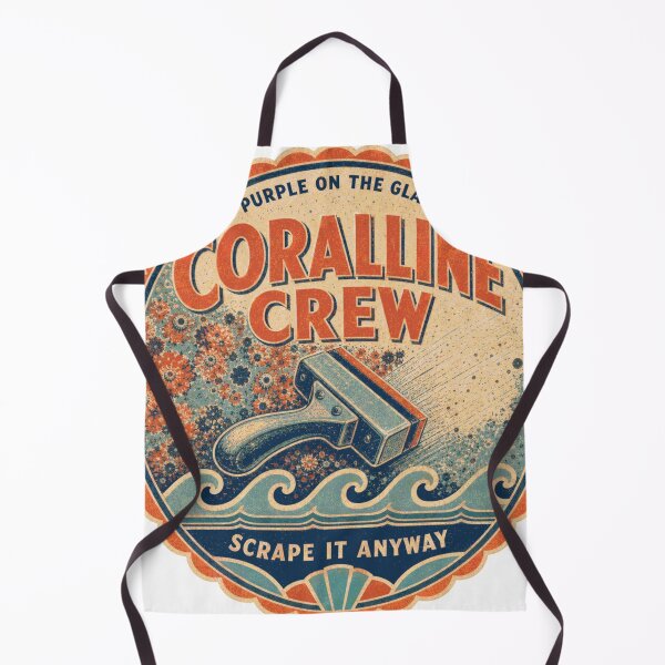 Item preview, Coralline Crew Reef Aquarium Algae Badge designed and sold by BoosterShop.