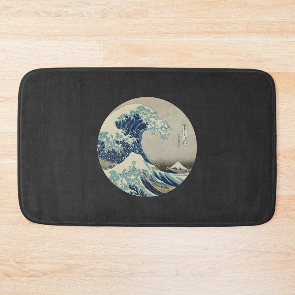 Item preview, Great Wave Off Kanagawa Inspired Circular Art Print designed and sold by madd4578.