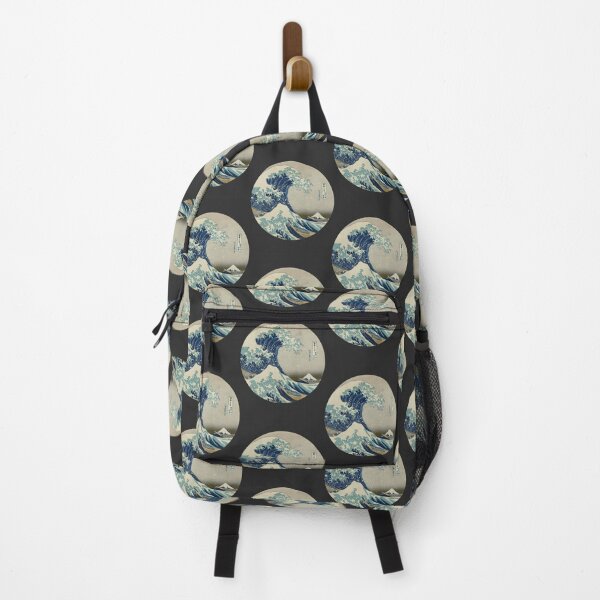 Item preview, Great Wave Off Kanagawa Inspired Circular Art Print designed and sold by madd4578.