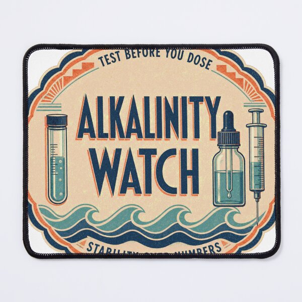 Item preview, Alkalinity Watch Reef Aquarium Water Test Badge designed and sold by BoosterShop.