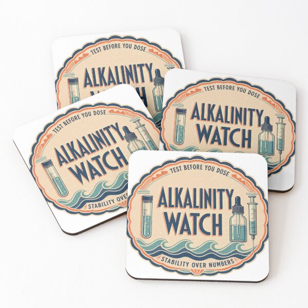 Item preview, Alkalinity Watch Reef Aquarium Water Test Badge designed and sold by BoosterShop.