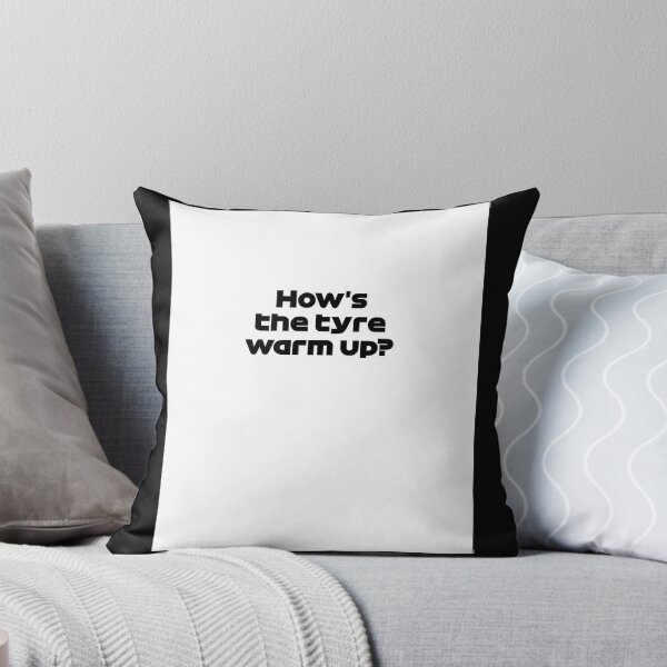 Item preview, Stylish Styrian GP Inspired Radio Voice Design Featuring 'How's The Tire Warm Up' Quote in Black designed and sold by Republic of Print.