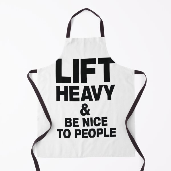 Item preview, Lift Heavy Be Nice To People Motivational Gym Slogan Design designed and sold by madd4578.