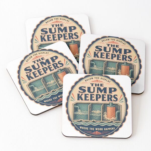 Item preview, The Sump Keepers Reef Aquarium Sump Badge designed and sold by BoosterShop.