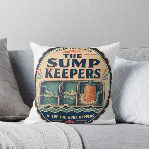 Item preview, The Sump Keepers Reef Aquarium Sump Badge designed and sold by BoosterShop.