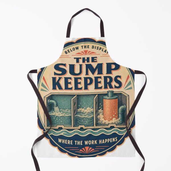 Item preview, The Sump Keepers Reef Aquarium Sump Badge designed and sold by BoosterShop.