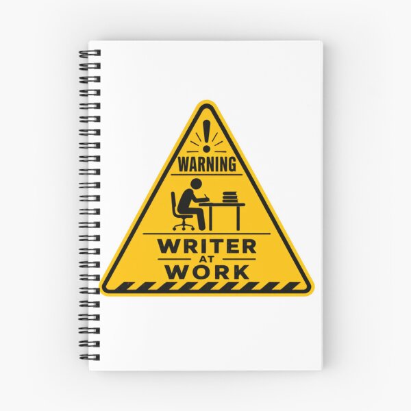 Item preview, Warning Writer At Work Author Novelist Journalist Writing Professional designed and sold by SkeletonsDanger.