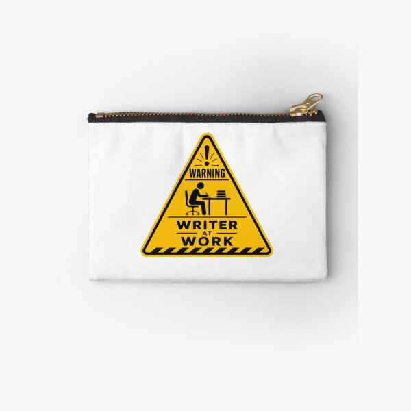 Item preview, Warning Writer At Work Author Novelist Journalist Writing Professional designed and sold by SkeletonsDanger.
