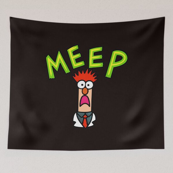 Item preview, Beaker MEEP Shocked Funny Character designed and sold by FlipStrawSpot.