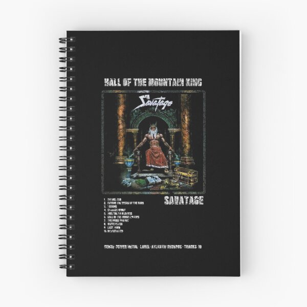 Item preview, SAVATAGE - HALL OF THE MOUNTAIN KING ALBUM TRACKLIST  designed and sold by sherrillmoser.