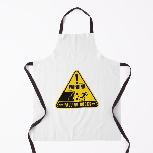 Item preview, Warning Falling Rocks Outdoor Safety Hiker Geologist designed and sold by SkeletonsDanger.
