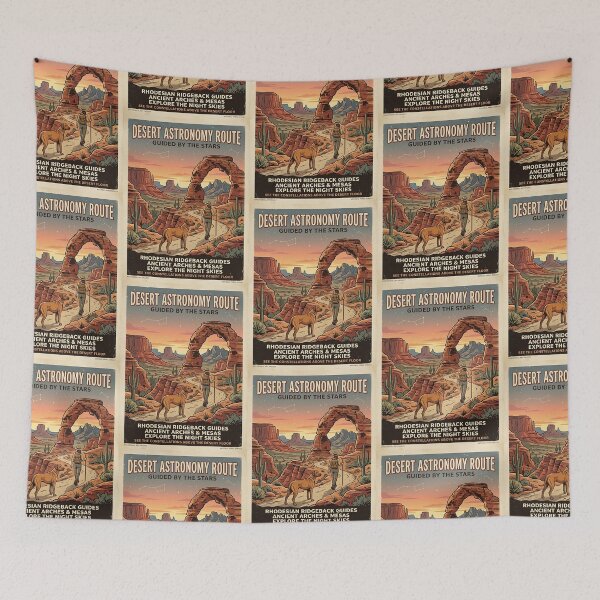 Item preview, Rhodesian Ridgeback Desert Astronomer designed and sold by PictoVibe.