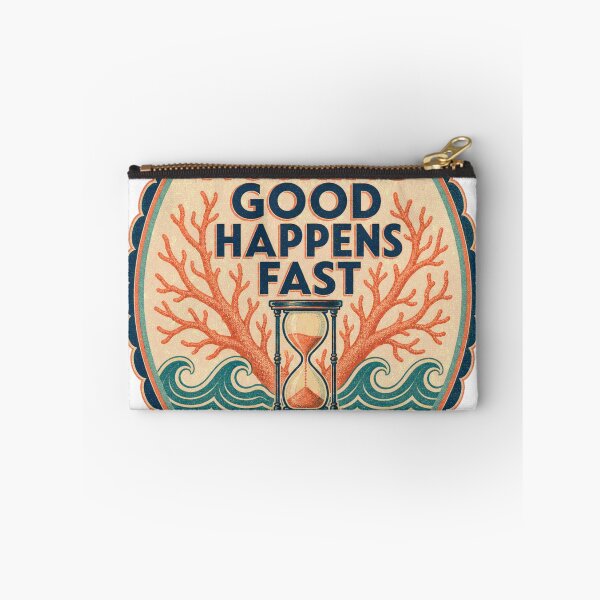 Item preview, Nothing Good Happens Fast Reef Aquarium Badge designed and sold by BoosterShop.