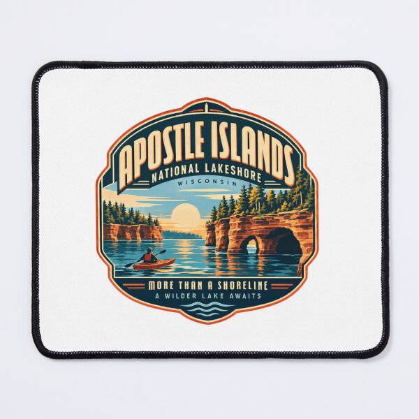 Item preview, Apostle Islands National Lakeshore Wisconsin Kayaking Travel Souvenir designed and sold by Simsimah26Parks.
