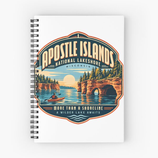 Item preview, Apostle Islands National Lakeshore Wisconsin Kayaking Travel Souvenir designed and sold by Simsimah26Parks.