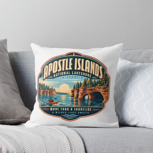 Item preview, Apostle Islands National Lakeshore Wisconsin Kayaking Travel Souvenir designed and sold by Simsimah26Parks.